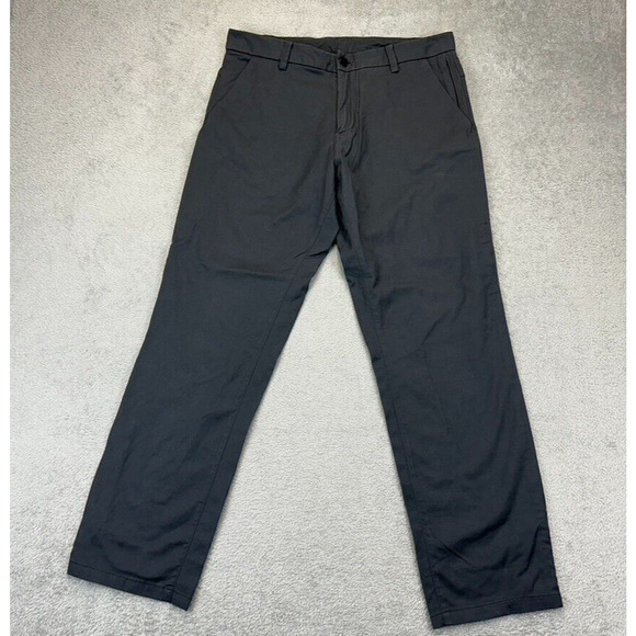 Lululemon Commission Pants Mens 34x30 Gray Classic Fit Chino Golf - Picture 1 of 7